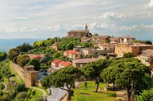 View of Montalcino Town